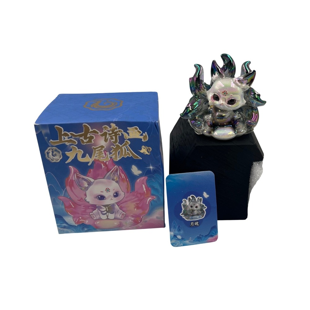 Nine-Tailed Fox Ancient Poetry Moon Soul Yue Po Blind Box Figure Iridescent